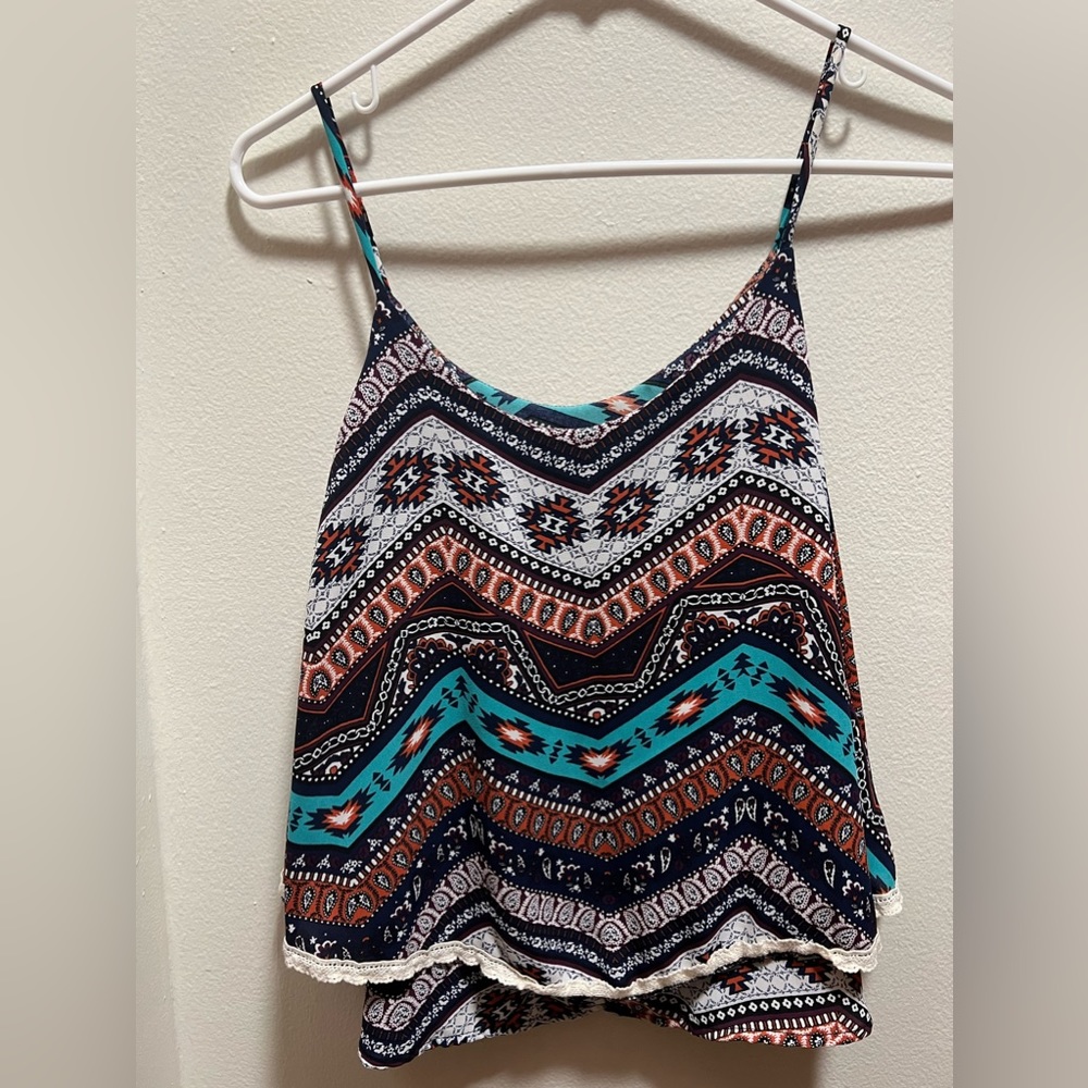 Tribal Print Tank Top
